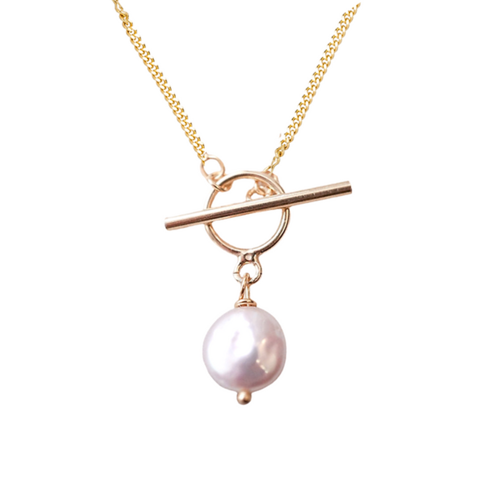 Halskette Flatpearl