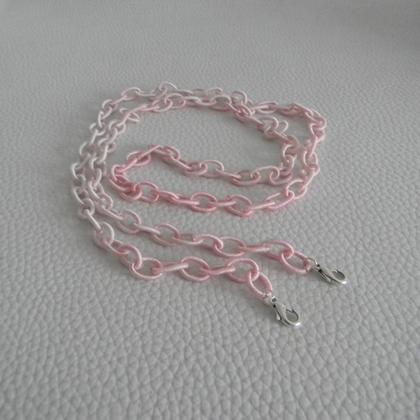 Maskenkette Glieder zartrosa