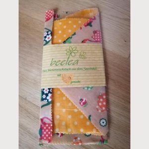 BIENENWACHSTUCH – Set Gross 5 Tücher
