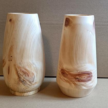 Zirbenholz Vase