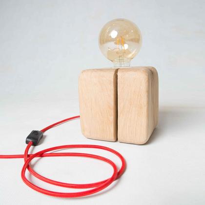 Tischlampe “LITTLE MATILDA”  aus Eiche  geölt