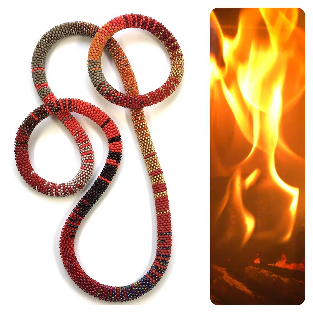 Schmuckset "Feuer"