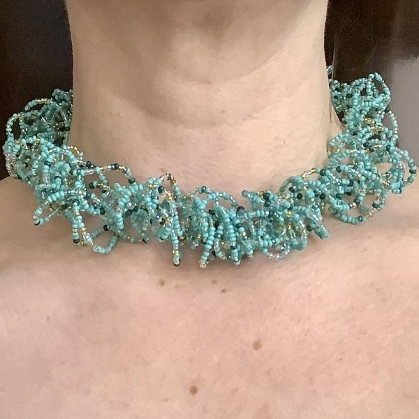 Knautschkette türkis - Image 2