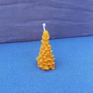 Bienenwachskerze  kleiner Tannenbaum