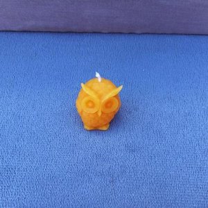 Bienenwachskerze Eule