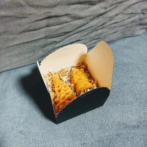 Geschenkbox, Bienenwachskerze  2er -Set
