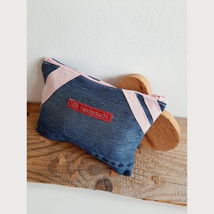 Kosmetiktasche "100% handgemacht"