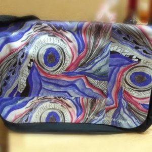 CollegeTasche „Tropfen“