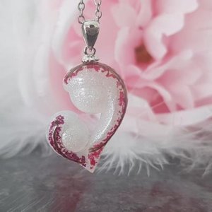 Herzanhänger Mutter & Baby