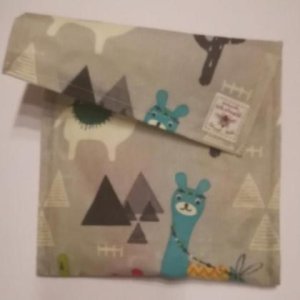 Bienenwachstasche Lama M  ca.24×27 cm