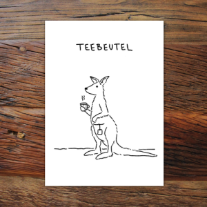Teebeutel (Grußkarte)
