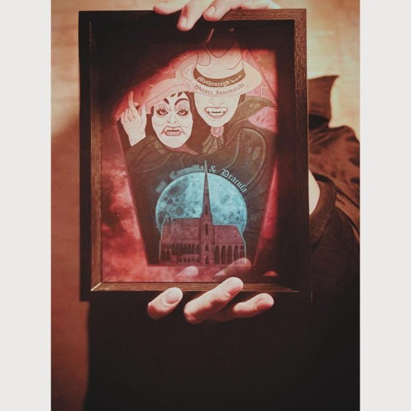 Carmilla & Dracula Vampir-Poster - Image 2