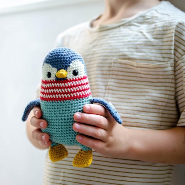Gehäkelter Pinguin Humboldt aus Bio Baumwolle - Image 3