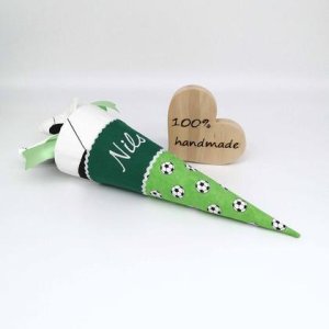 Schultüte „Fußball“ 35 cm Kindergartentüte Geschwistertüte