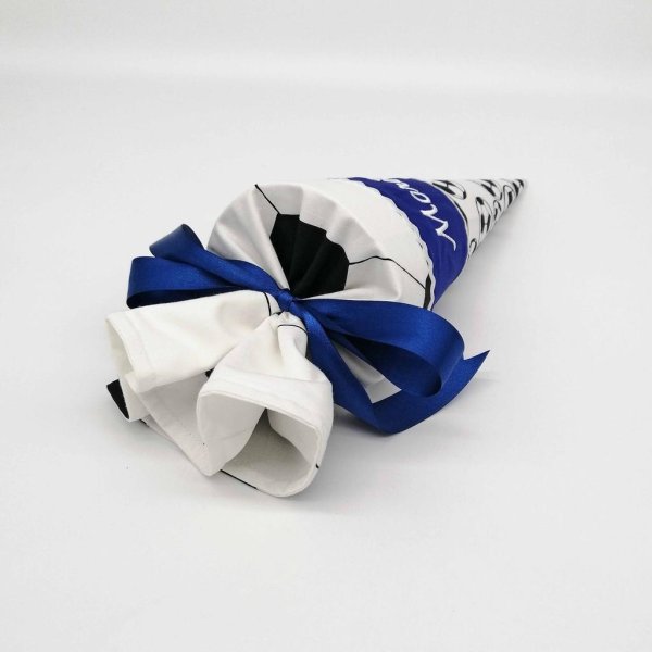 Schultüte "Fußball blau" 35 cm Kindergartentüte Geschwistertüte - Image 3
