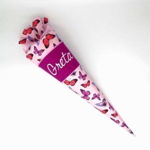 Schultüte „Schmetterlinge groß“ 70 cm