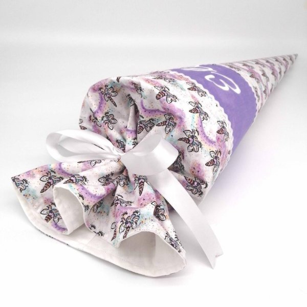 Schultüte "Einhörner lila" 70 cm - Image 3