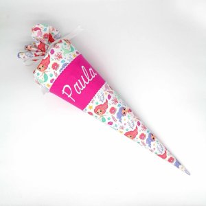 Schultüte „Meerjungfrauen“ 35 cm Kindergartentüte Geschwistertüte