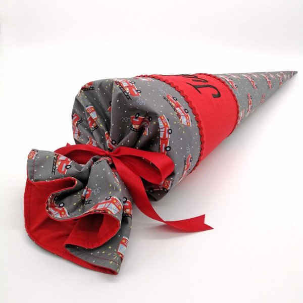 Schultüte "Feuerwehr klein" 35 cm Kindergartentüte Geschwistertüte - Image 3