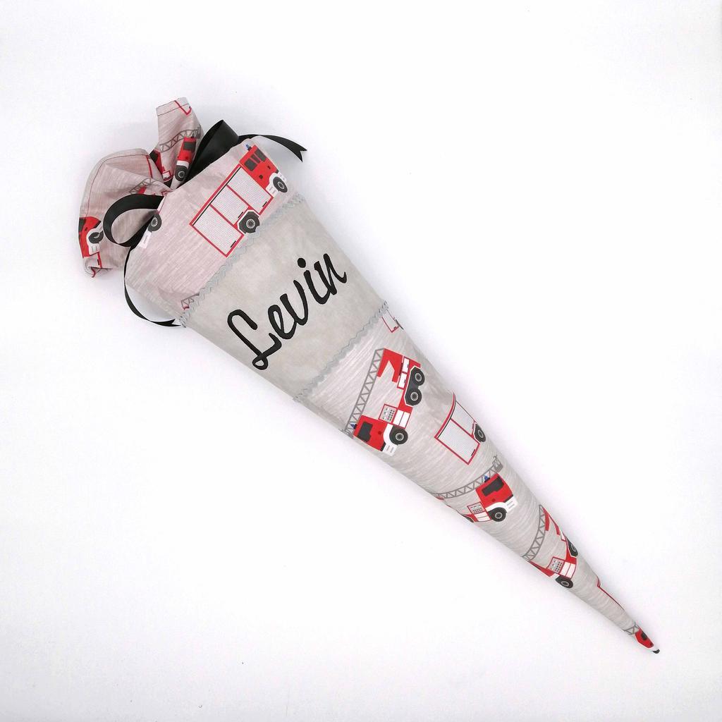 Schultüte "Feuerwehrautos" 70 cm