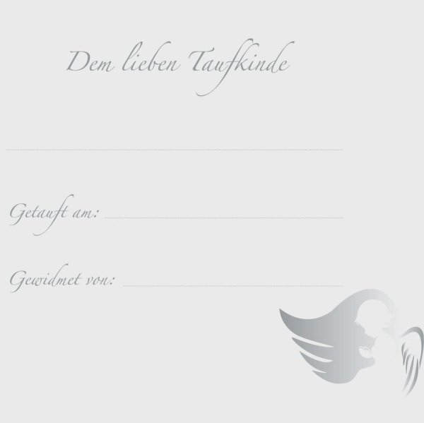 Taufbrief Gott mich führt mit Babyfusserl: Nathan-Felix - Image 2