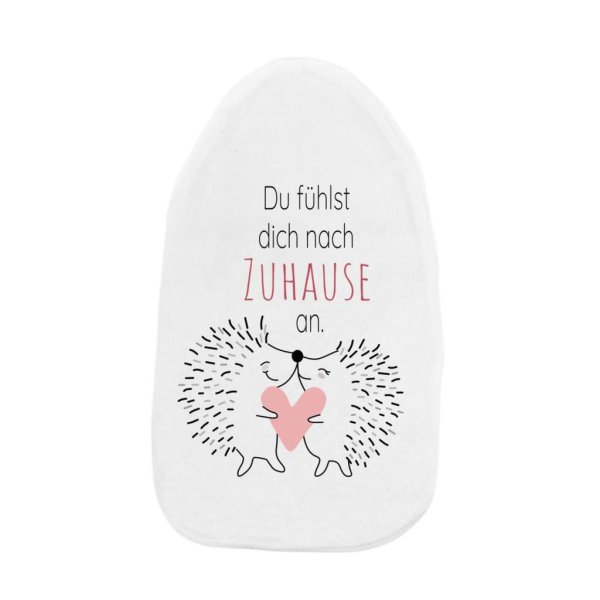 Wärmflasche Igelpärchen "Du fühlst dich nach Zuhause an" Valentinstag Geschenk - Image 3