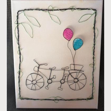 Drahtbild Fahrrad