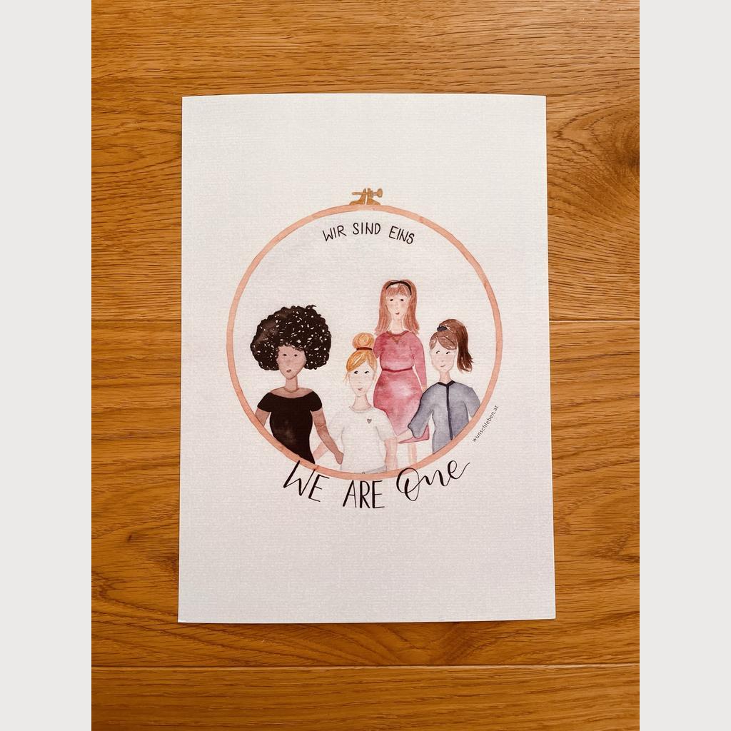 Artprint "We are one"