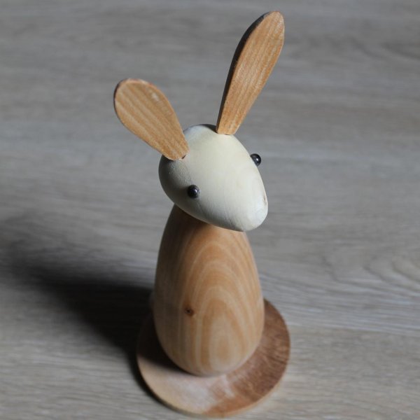 Hase Osterhase aus Holz - Image 3