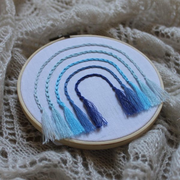 blue rainbow