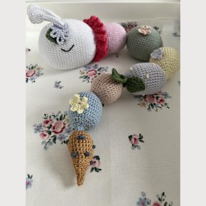 Motorikraupe groß gehäkelt