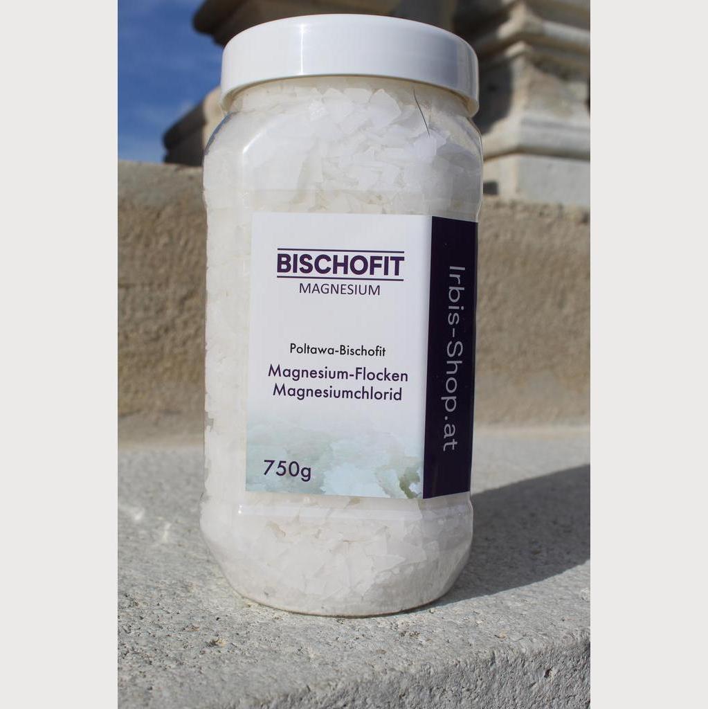 Bischofit Magnesium Flocken. Magnesiumchlorid