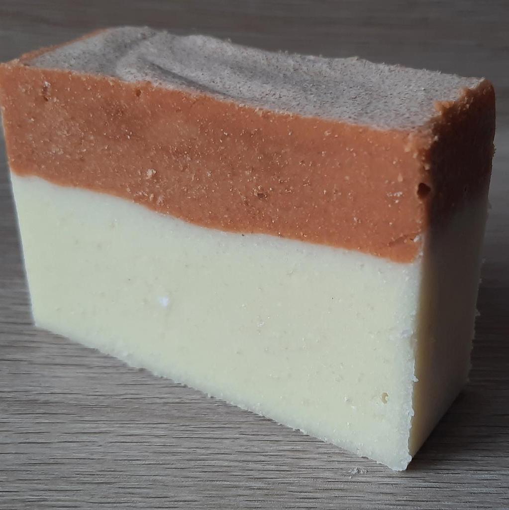 Naturseife Salzseife Ingwer & Patchouli mit Tonerde orang
