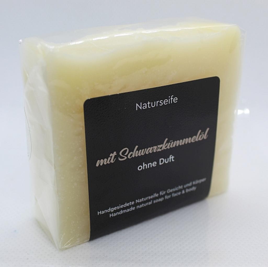 Naturseife Schwarzkümmelöl Seife ohne Duft
