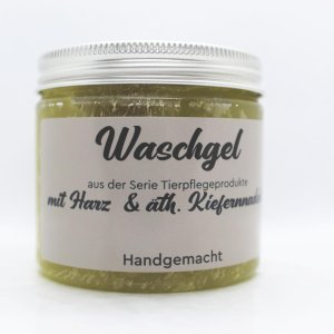 Waschgel mit Harz