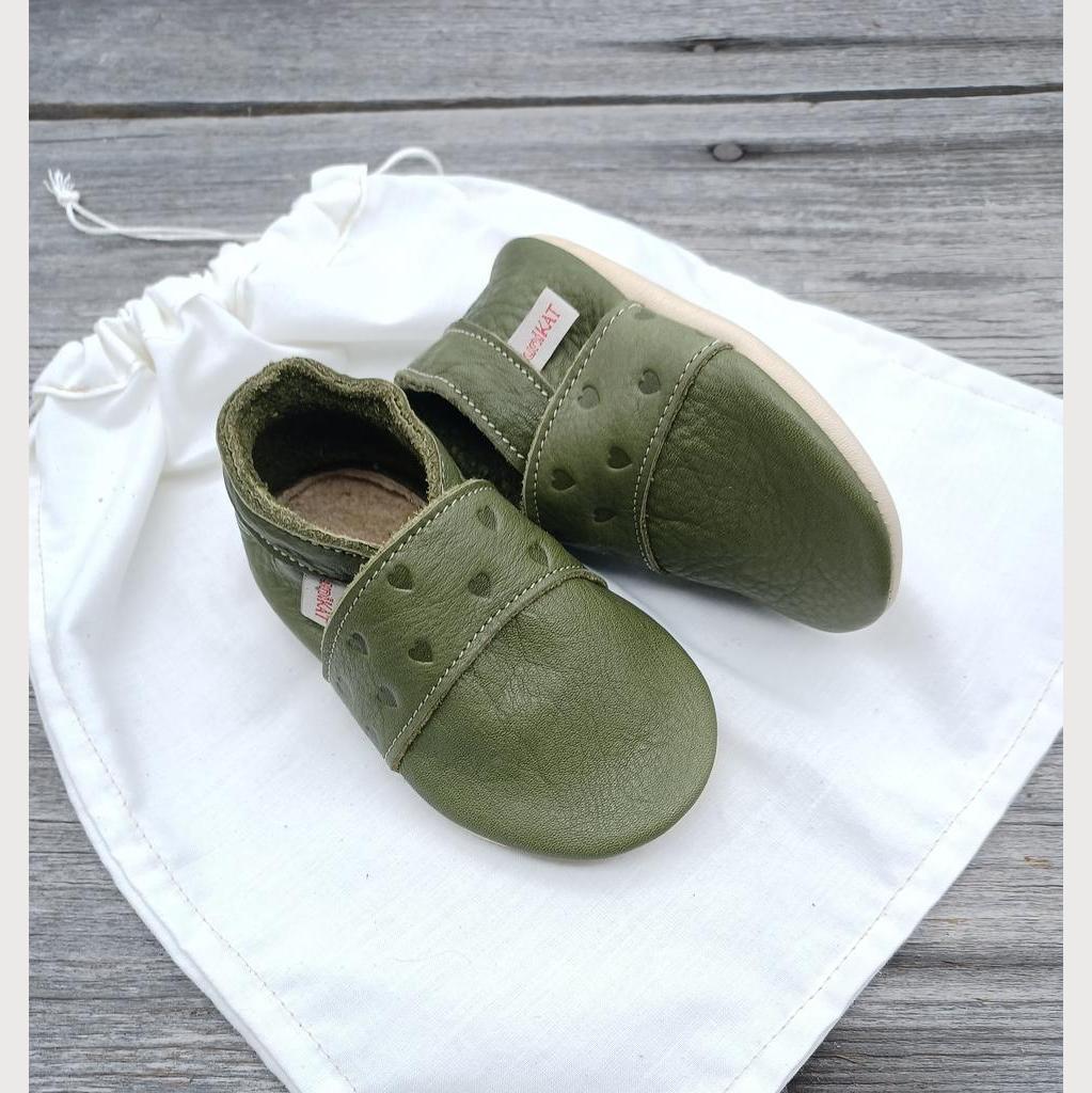 Krabbelschuhe Naturleder
