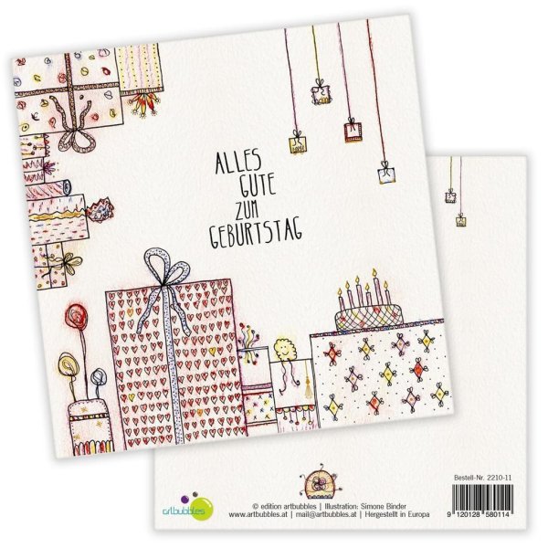 Grußkarte „Alles Gute zum Geburtstag“ - Image 2