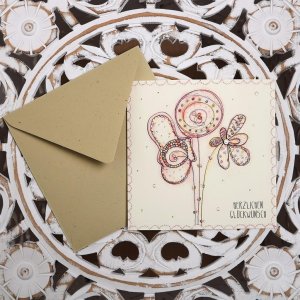 Grußkarte „Herzlichen Glückwunsch”