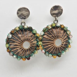 Verwickelt Ohrringe mit Stecker klein