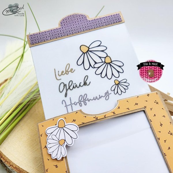 Ausziehkarte / Grußkarte "Blümchen" - Image 3