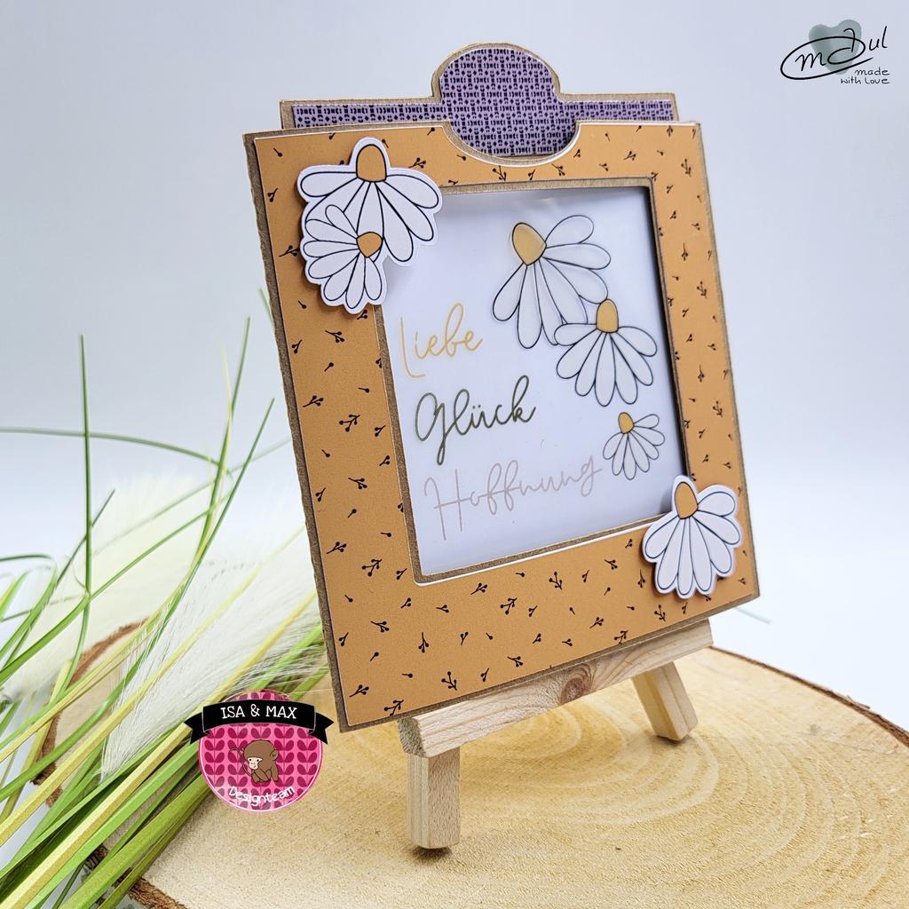 Ausziehkarte / Grußkarte "Blümchen"