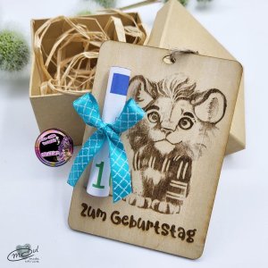 Gutschein-Karte *Löwe* / Format A7