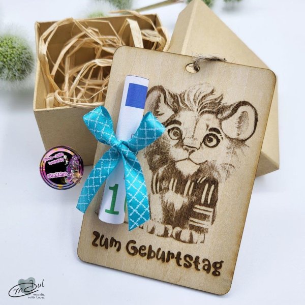 Gutschein-Karte *Löwe* / Format A7