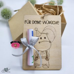 Gutschein-Karte *Hippo* / Format A7