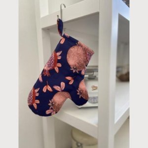 Topfhandschuhe Granatisch
