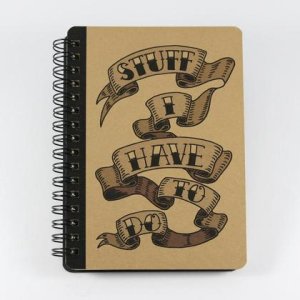 Spiralnotizbuch „Stuff I Have To Do“, Größe DIN A6