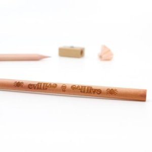 Lasergravierter Bleistift „evil evil“