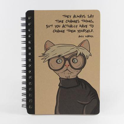 Spiralnotizbuch "Andy Warhol"