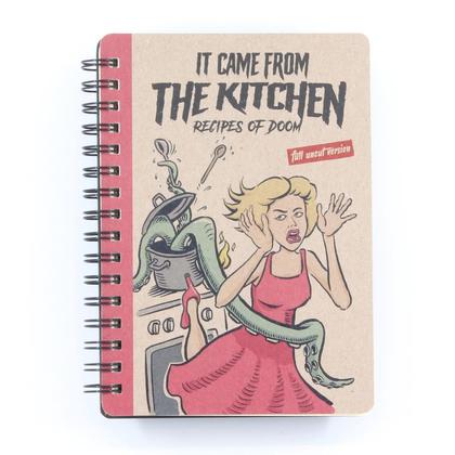 Spiralnotizbuch "It came from the kitchen" für eigene Rezepte