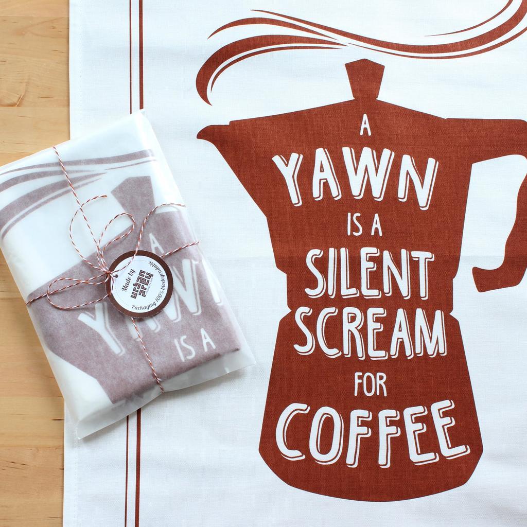 Kaffee Geschirrtuch